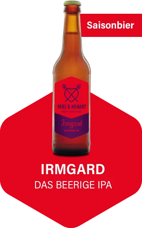 Irmgard, das beerige IPA von Herz und Heimat